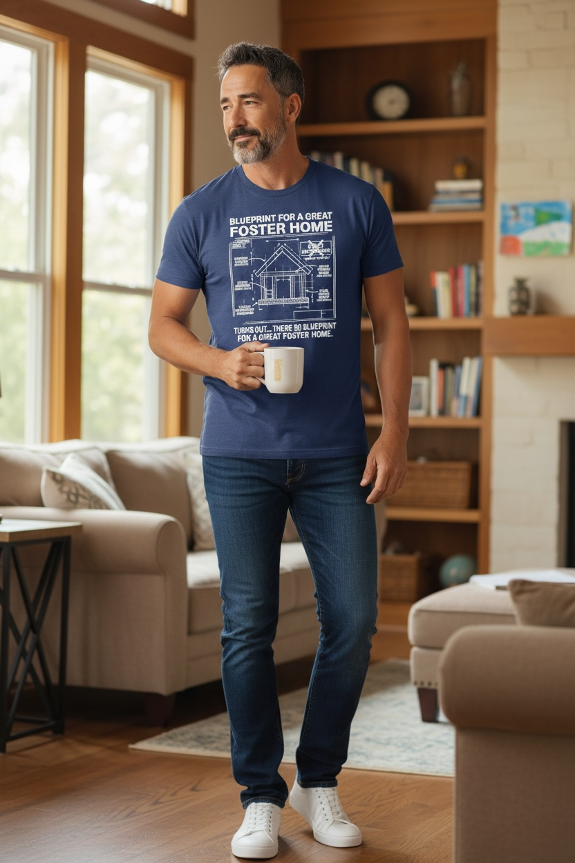 Blueprint For the Perfect Foster Home T-shirt