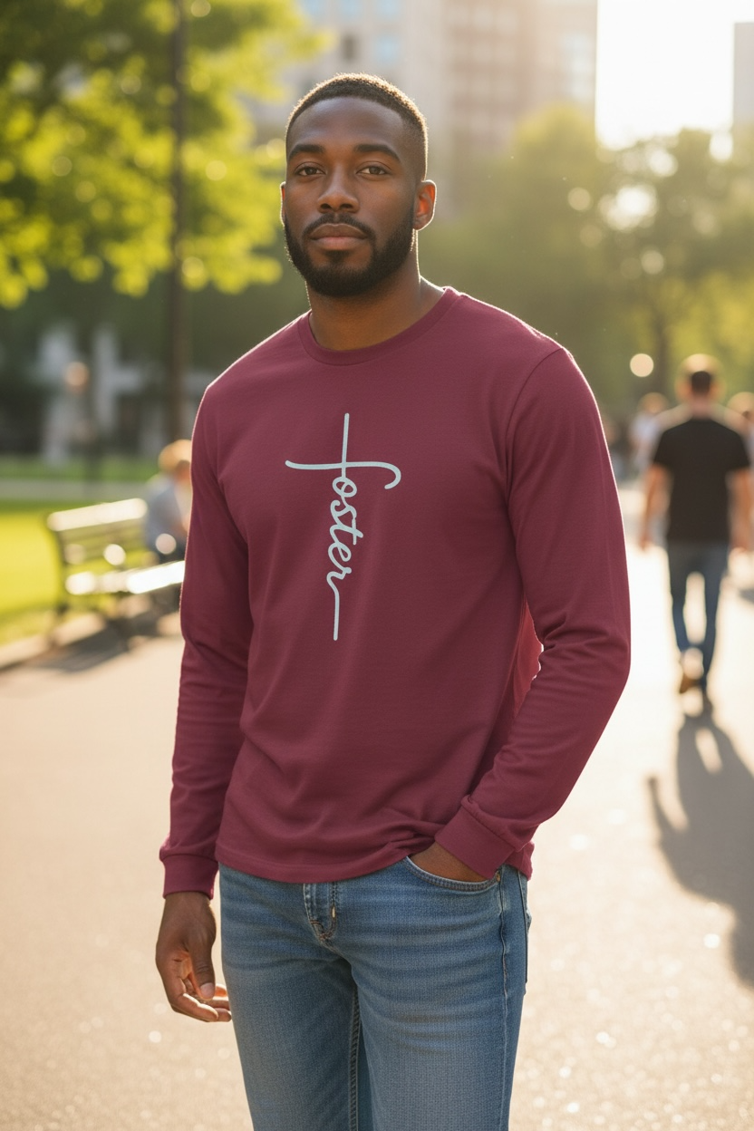 Foster Cross Long Sleeve T-Shirt