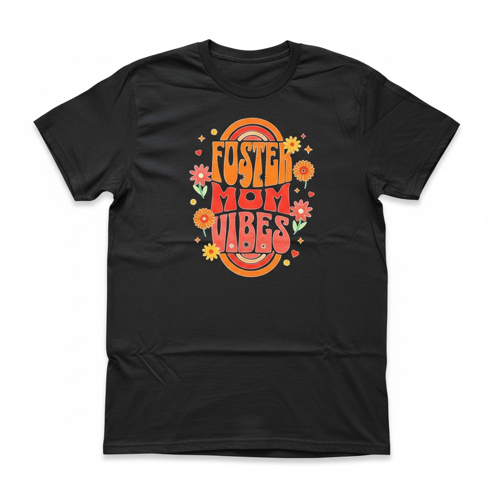 Foster Mom Vibes T-Shirt