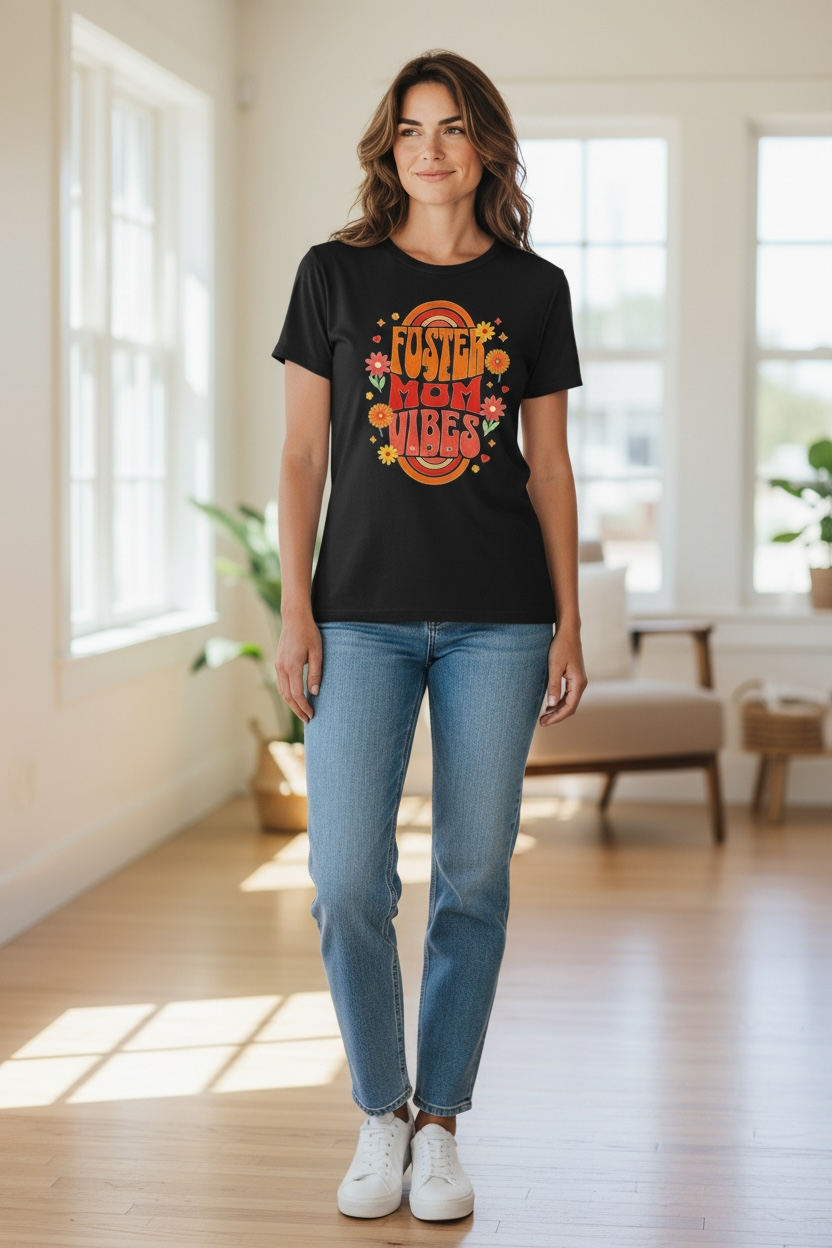 Foster Mom Vibes T-Shirt