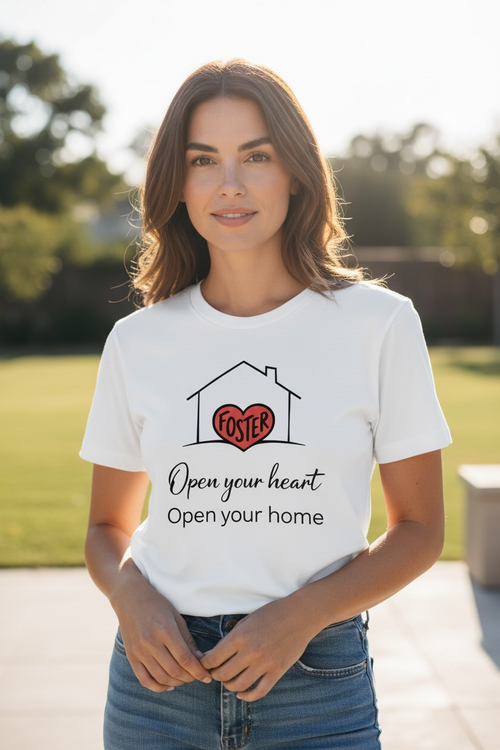 Open Your Heart Open Your Home - T-Shirt